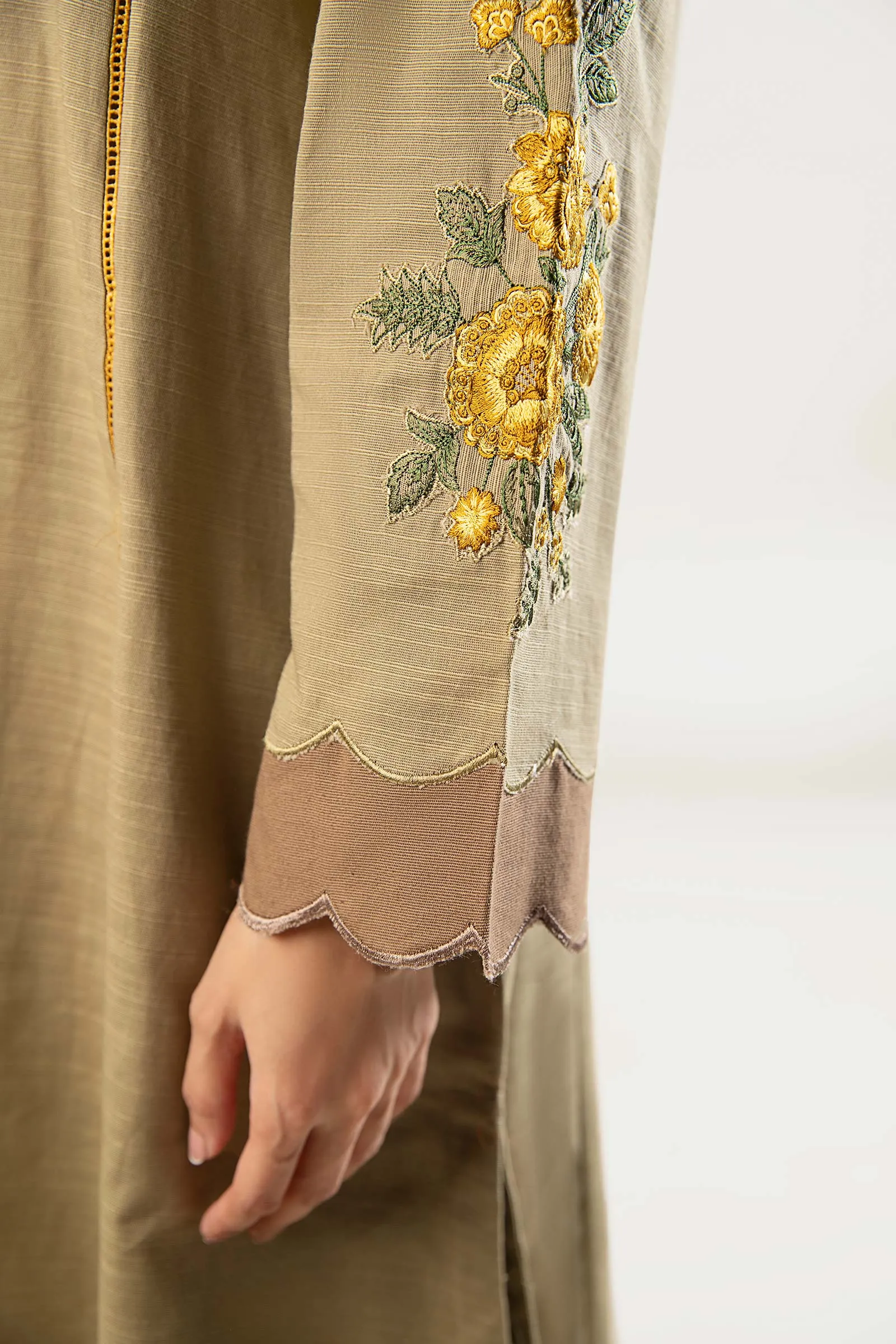 2 Pc Embroidered Khaddar Suit | MB-WS24-19