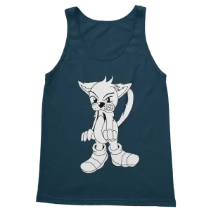 Angry Cat Classic Adult Vest Top