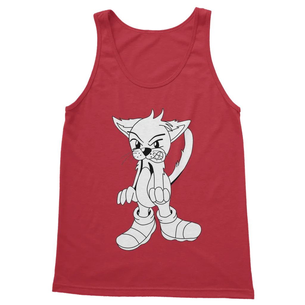 Angry Cat Classic Adult Vest Top