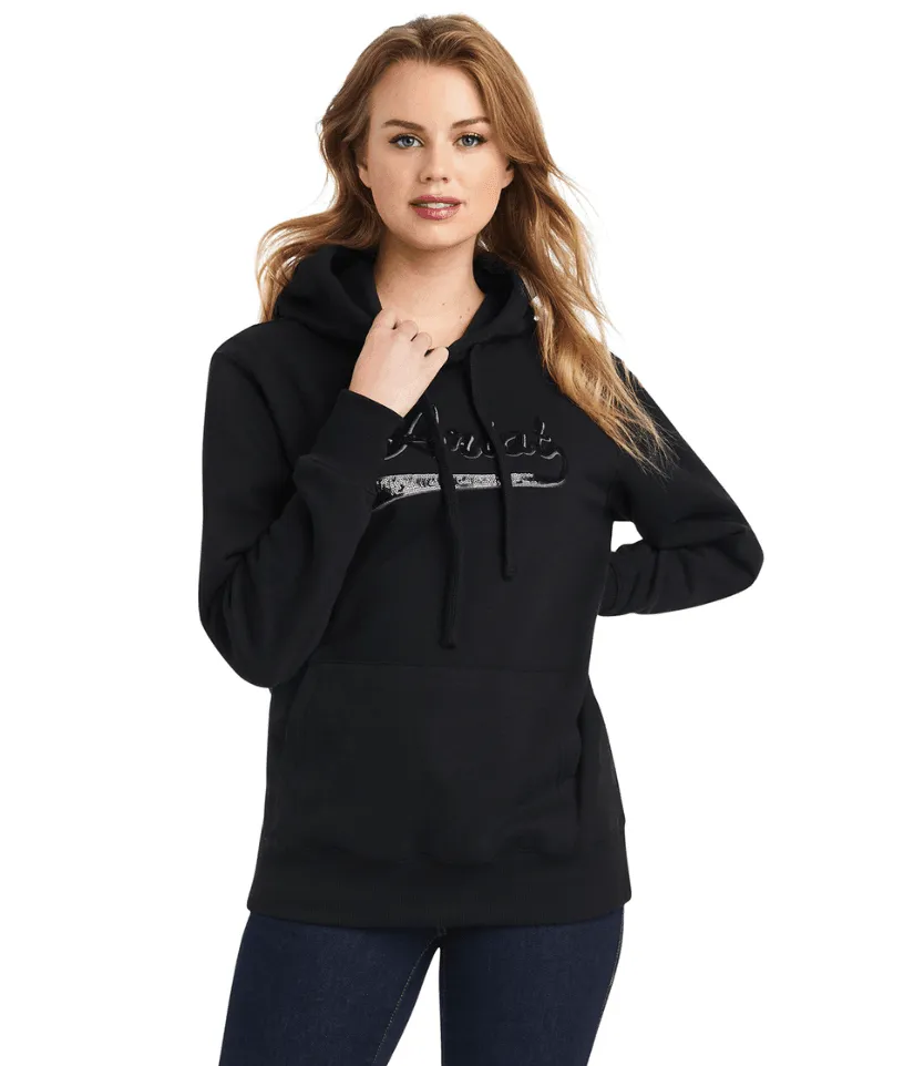 Ariat Women's REAL Sequin Black Hoodie 10042237