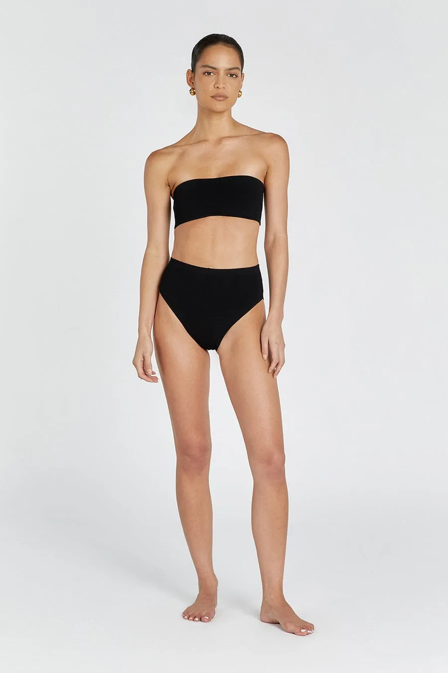 BASE BLACK BANDEAU TOP