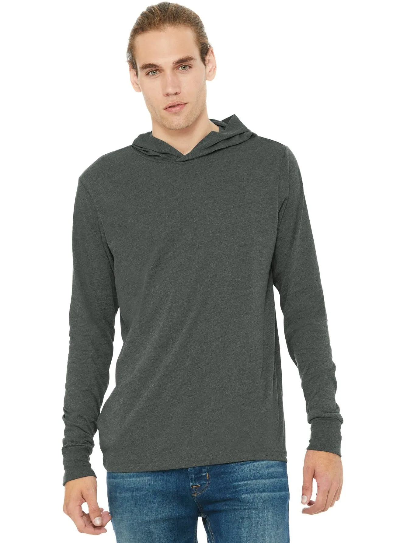 Bella Canvas Jersey Long Sleeve Hoodie