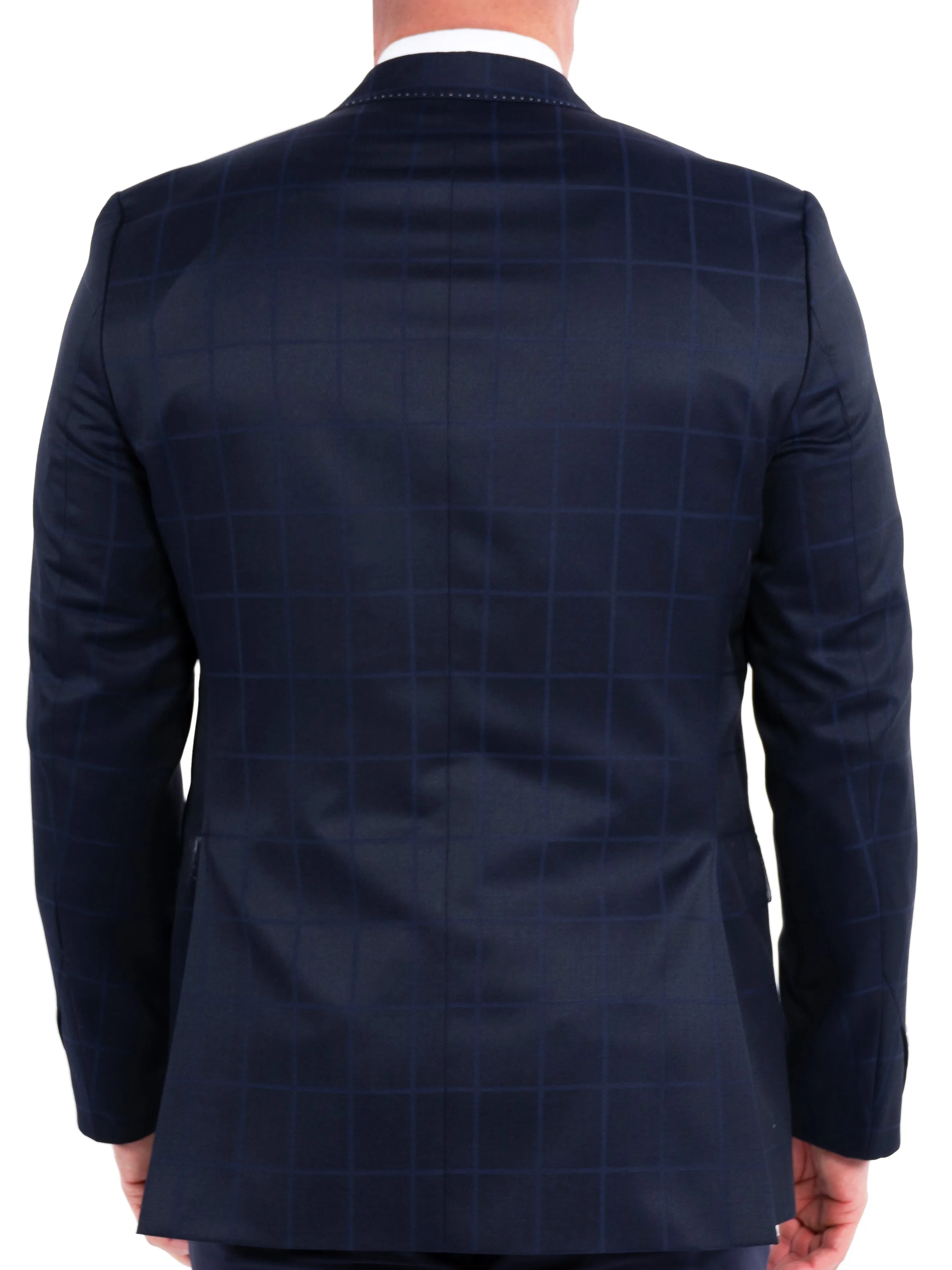 Blazer Bethoven PlaidBB Blue