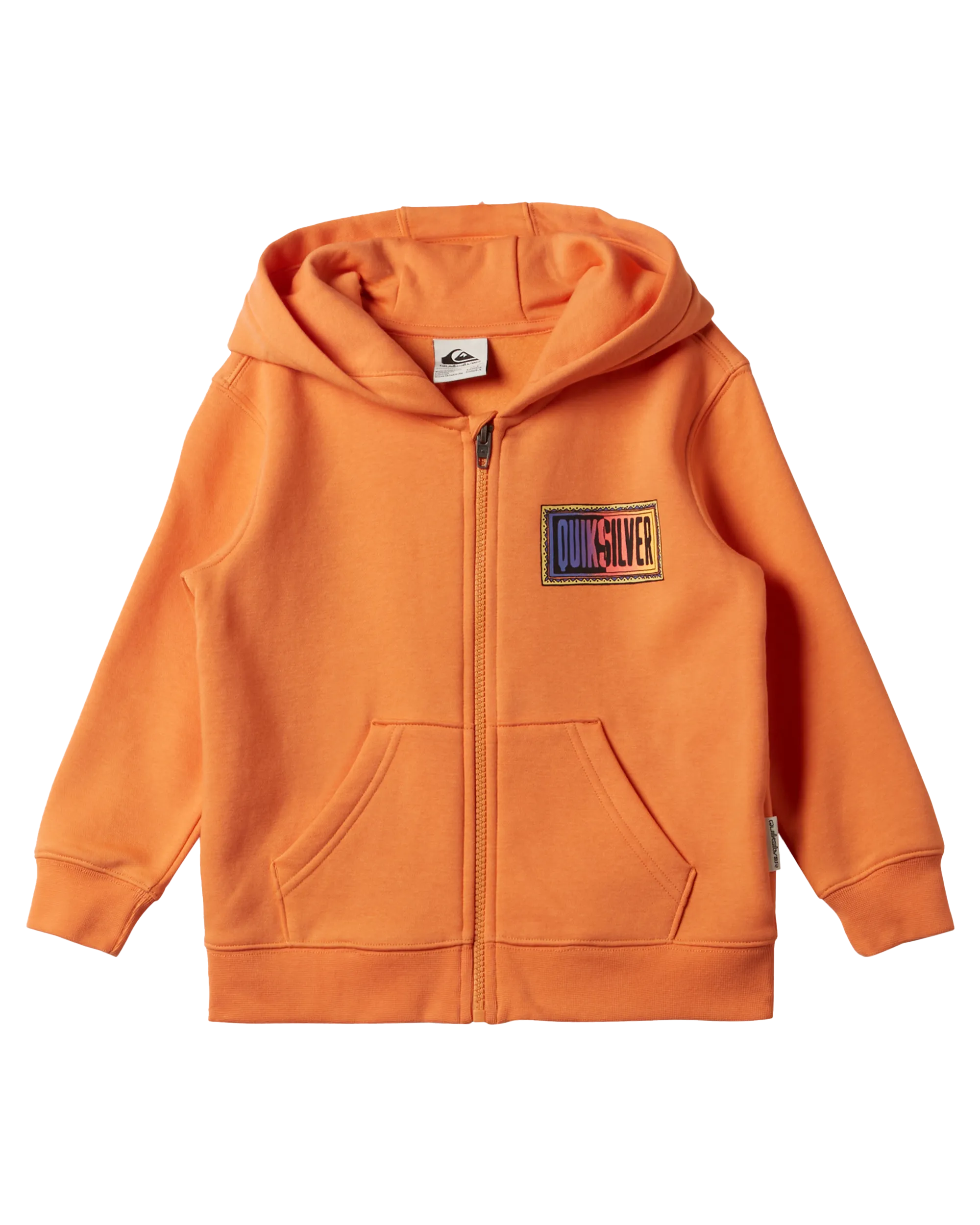 Boys Day Tripper Zip Hoodie in Tangerine