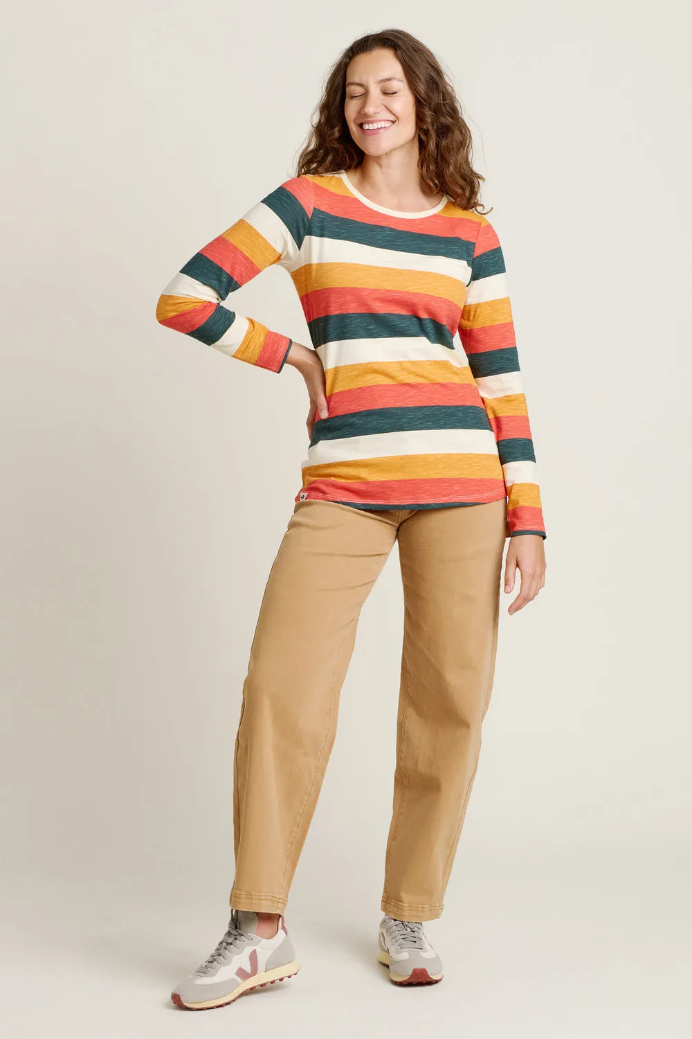 Brakeburn Stripe Long Sleeve Tee