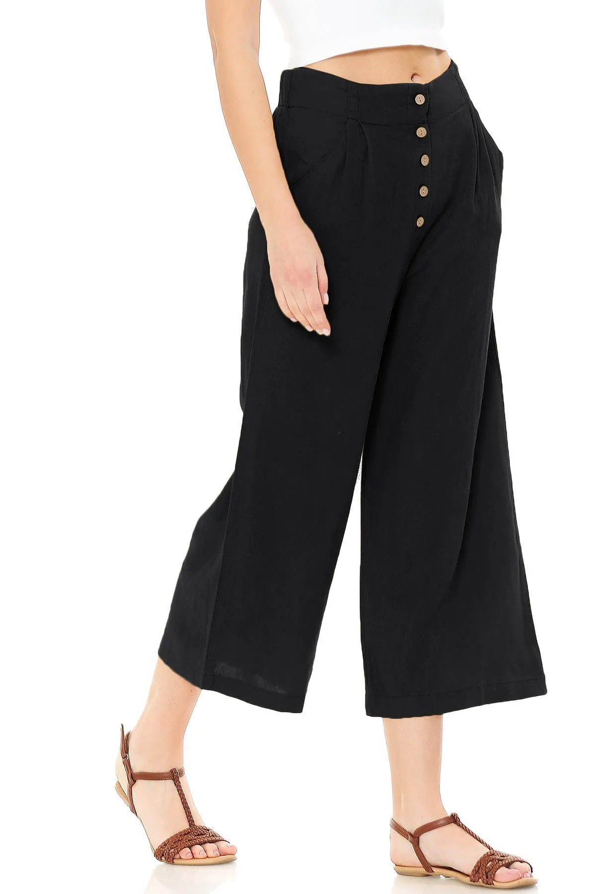 Cabana Linen Culottes