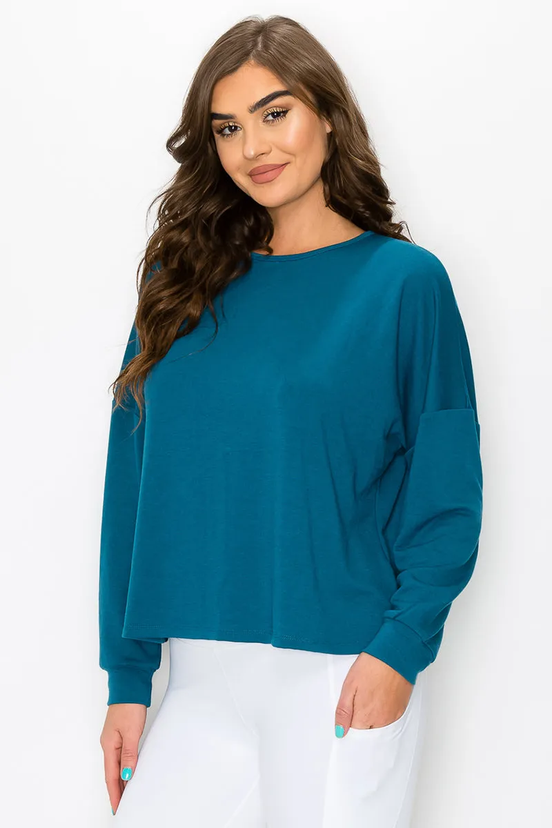 Cardio Cutout Open Back Long Sleeve Top