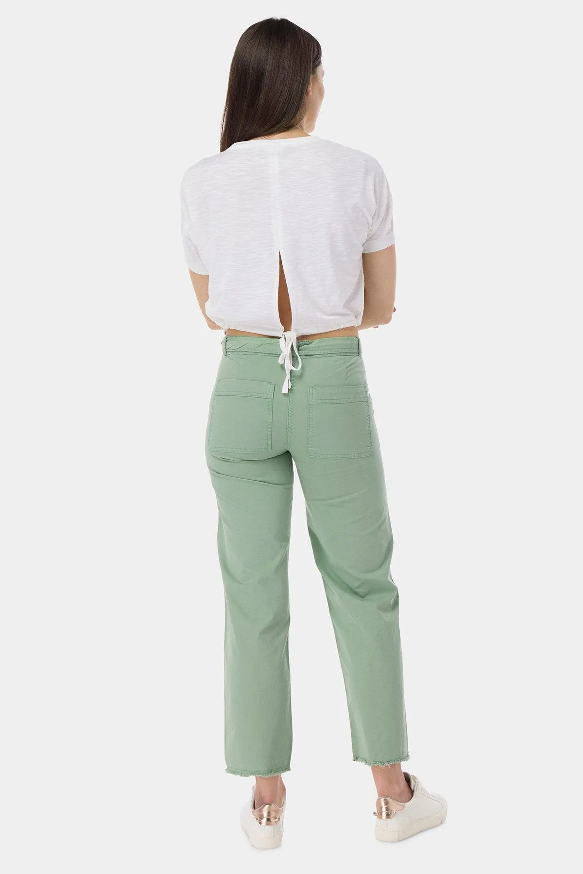 Culottes Trouser For Women - Olive