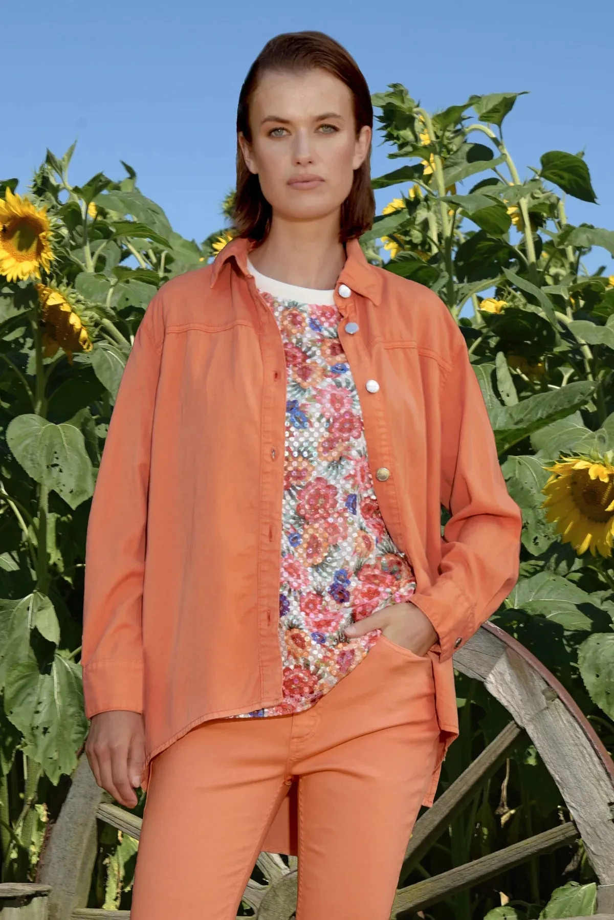 CURATE by Trelise Cooper - Shirt and Rescue Jacket Orange