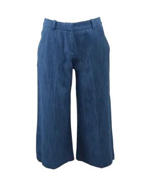 Denim Wash Culottes