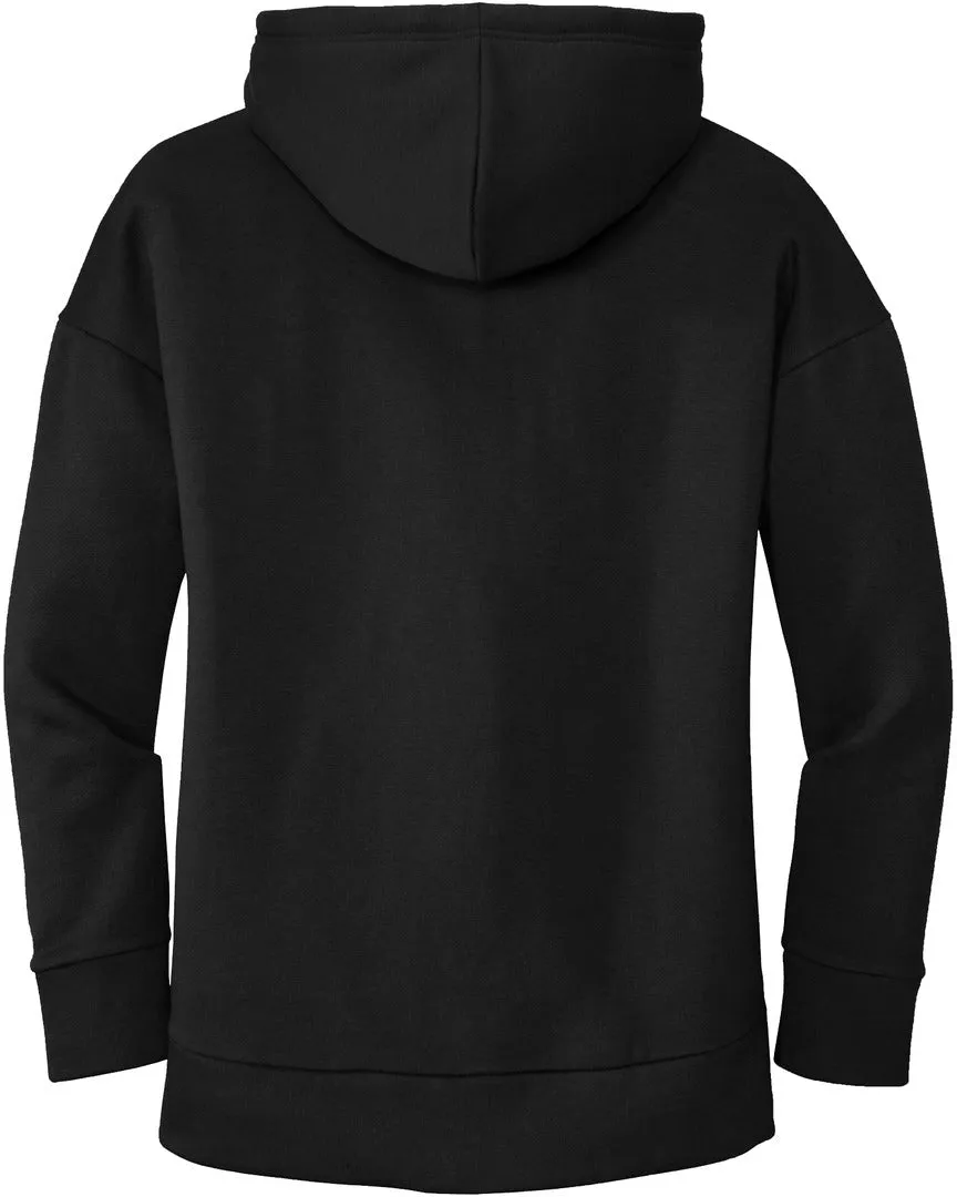 District Ladies Perfect Weight Fleece Drop Shoulder Full-Zip Hoodie