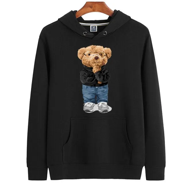 Eco-Friendly Gentleman Bear Hoodie