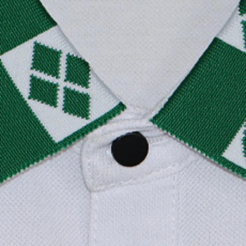 Emerald Vintage Pattern Slim Polo Shirt