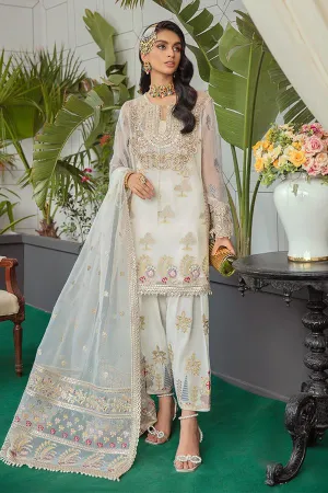 Formal Pakistani Dresses In White Color 2021 #PF183