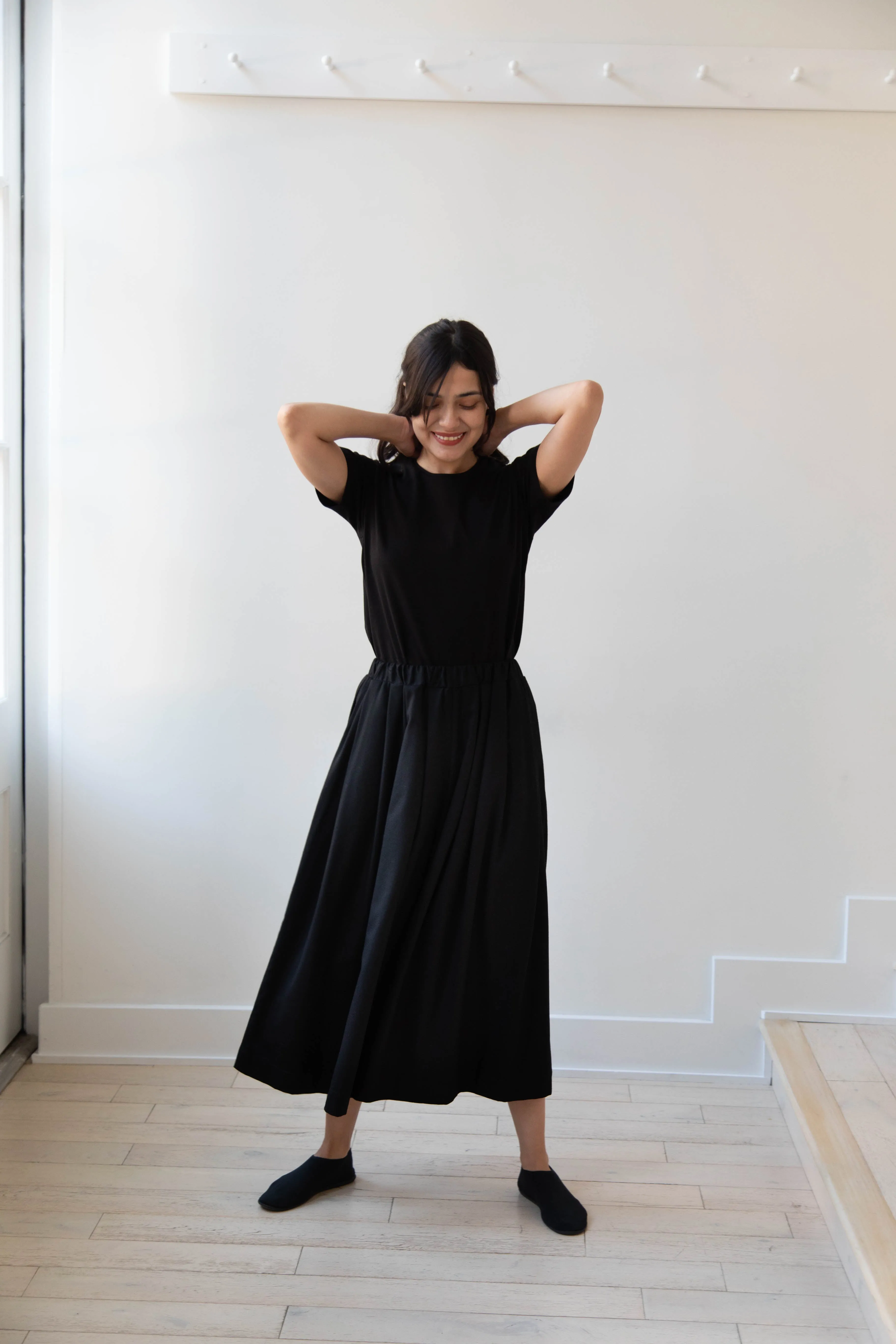 Gallego Desportes | Wool Culottes in Black