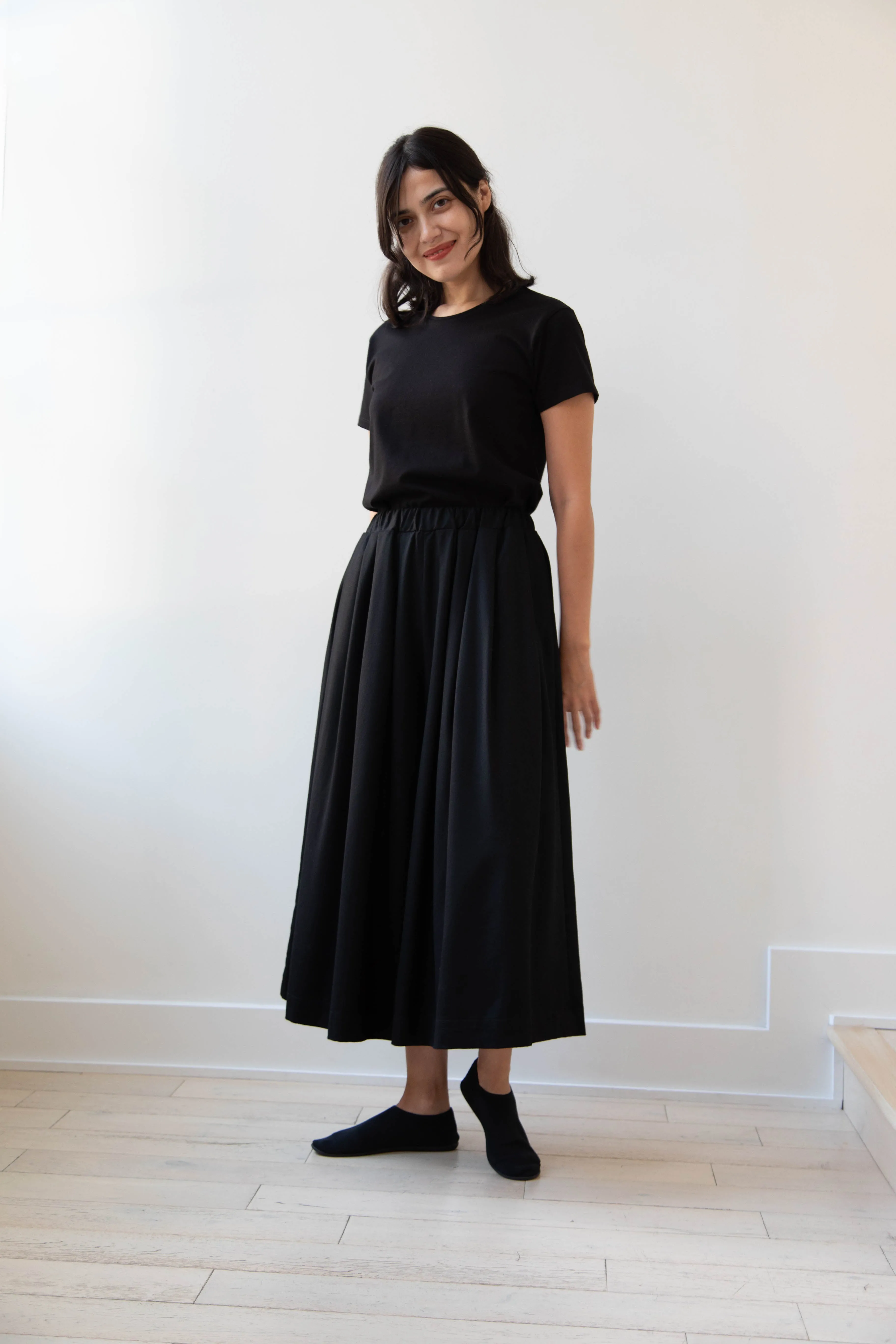 Gallego Desportes | Wool Culottes in Black