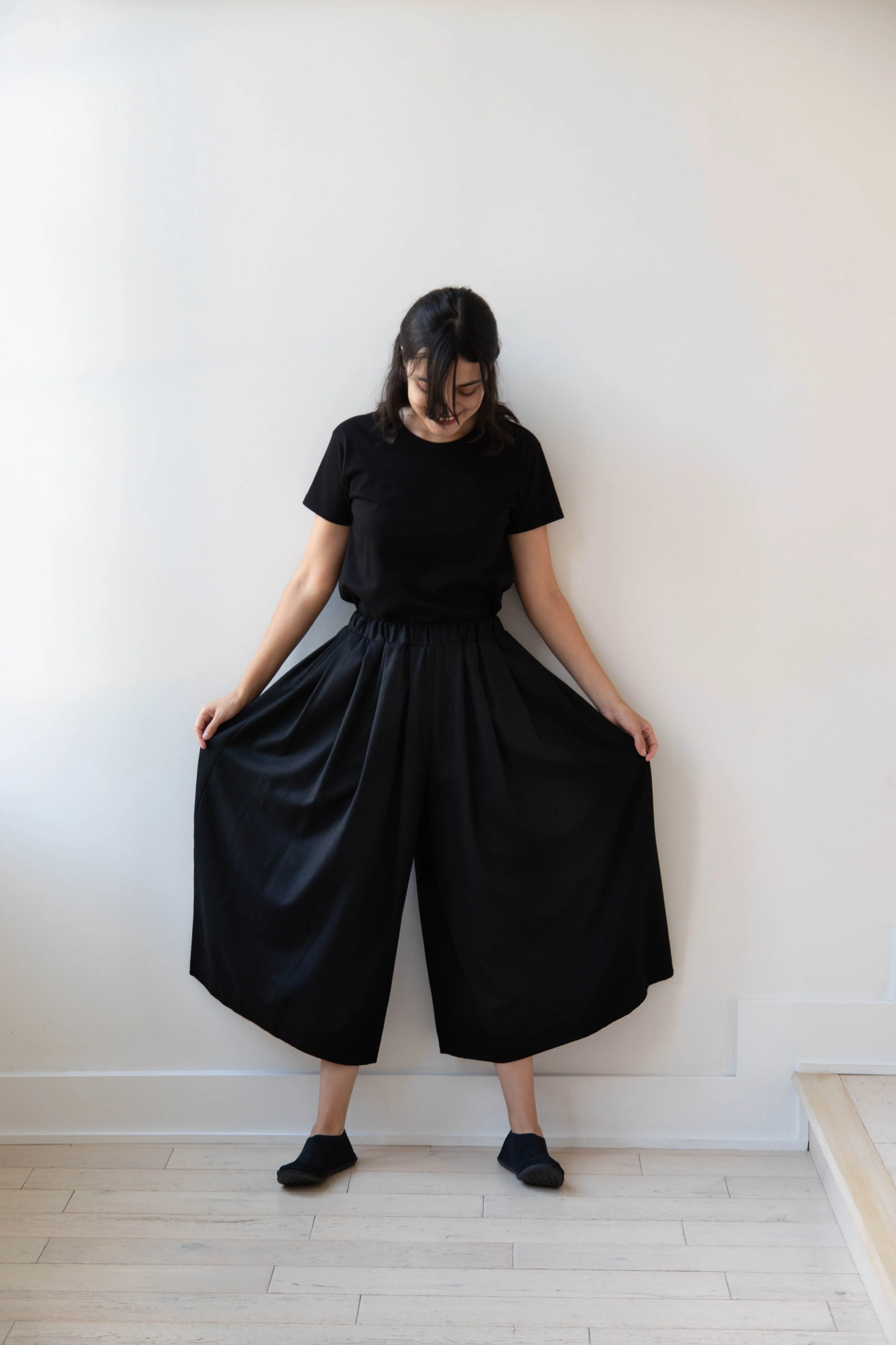 Gallego Desportes | Wool Culottes in Black