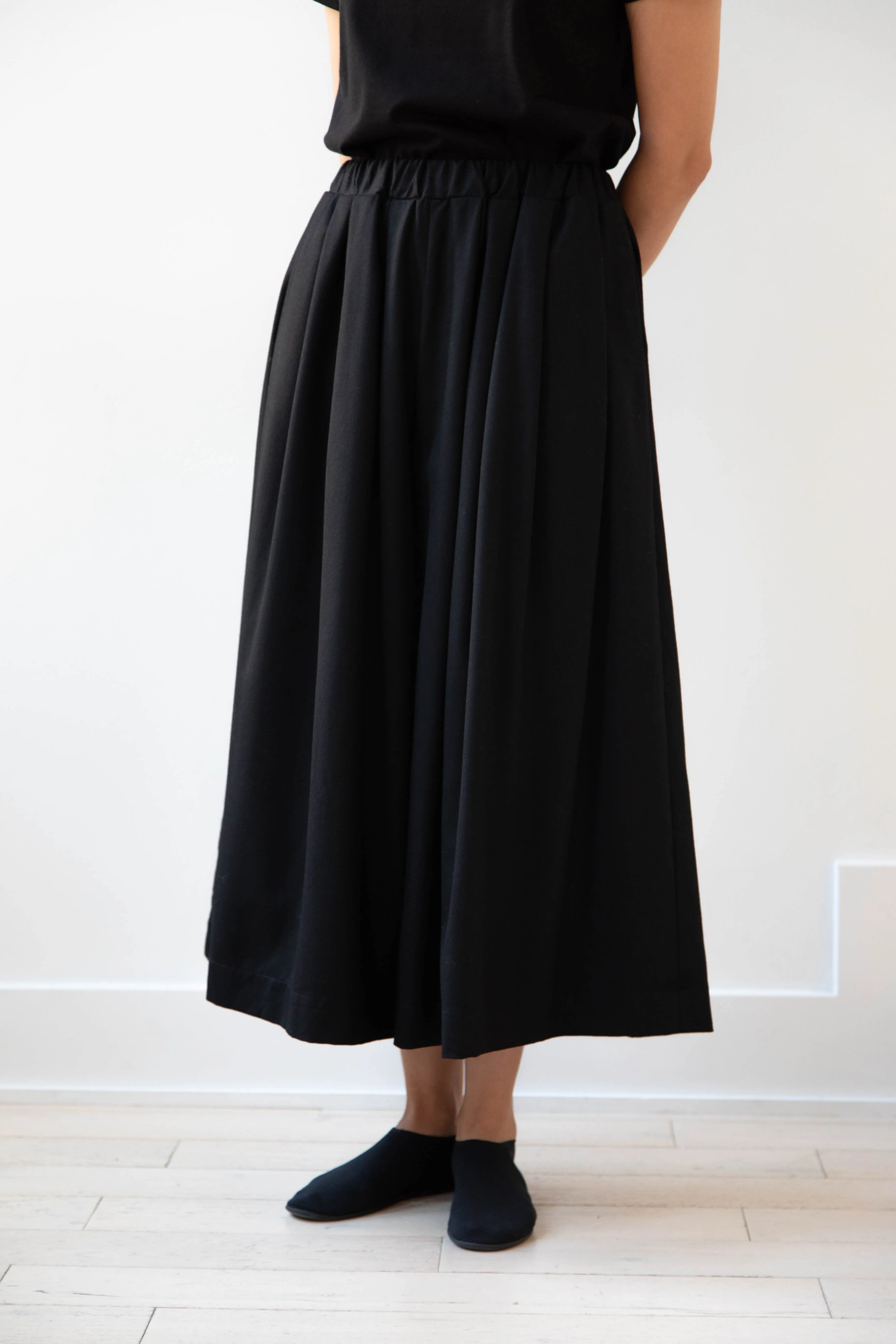 Gallego Desportes | Wool Culottes in Black