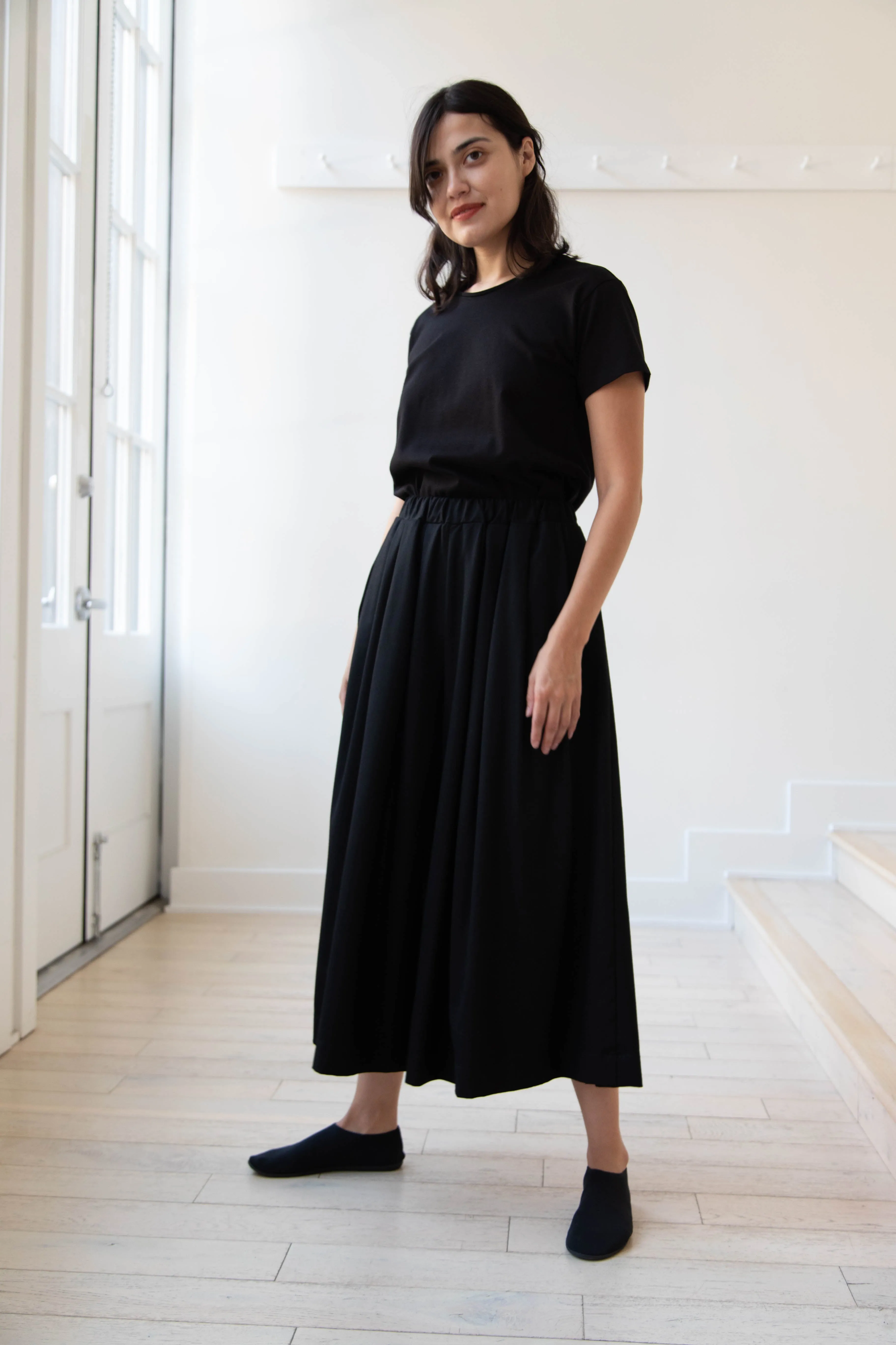 Gallego Desportes | Wool Culottes in Black