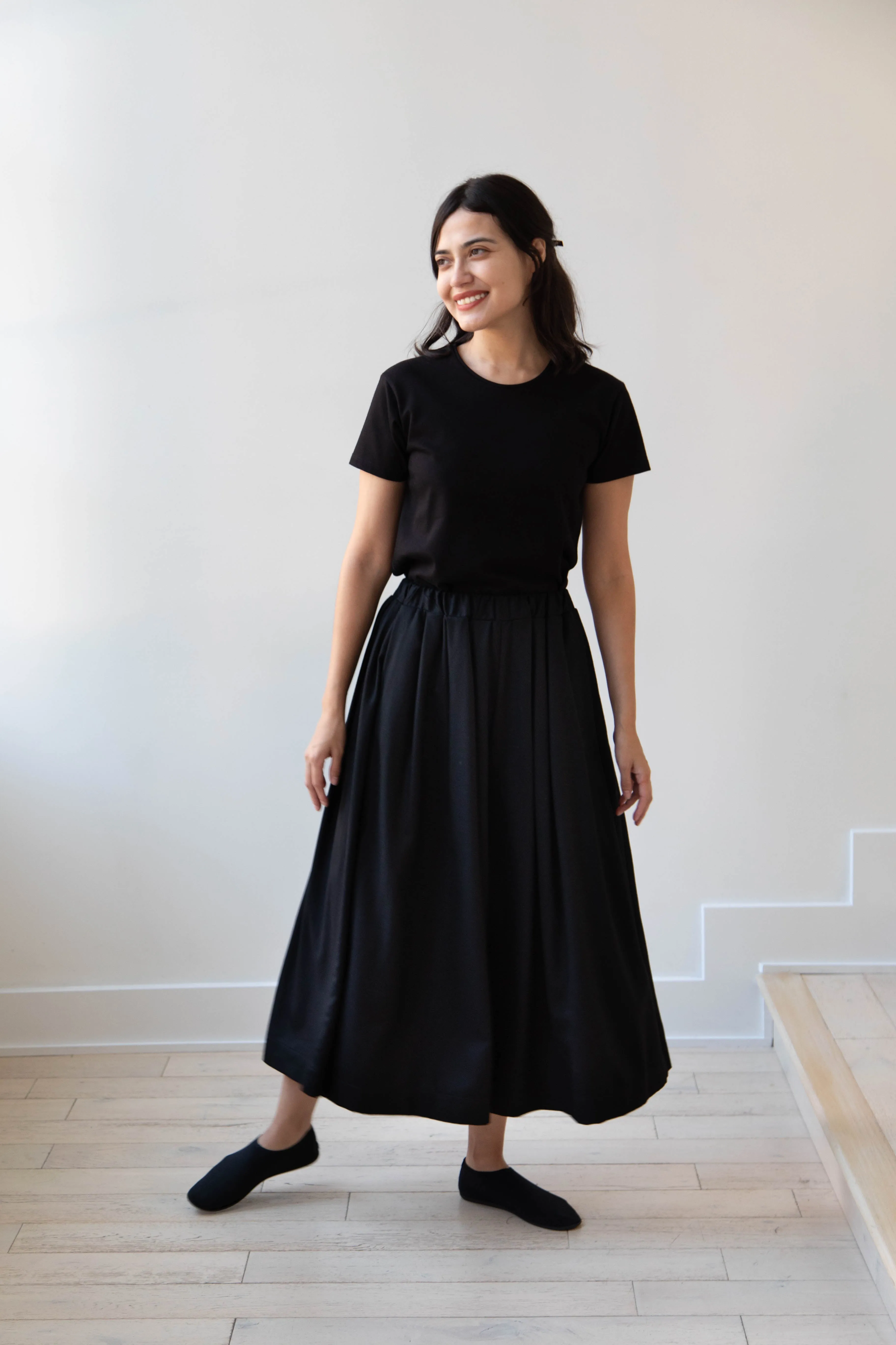 Gallego Desportes | Wool Culottes in Black