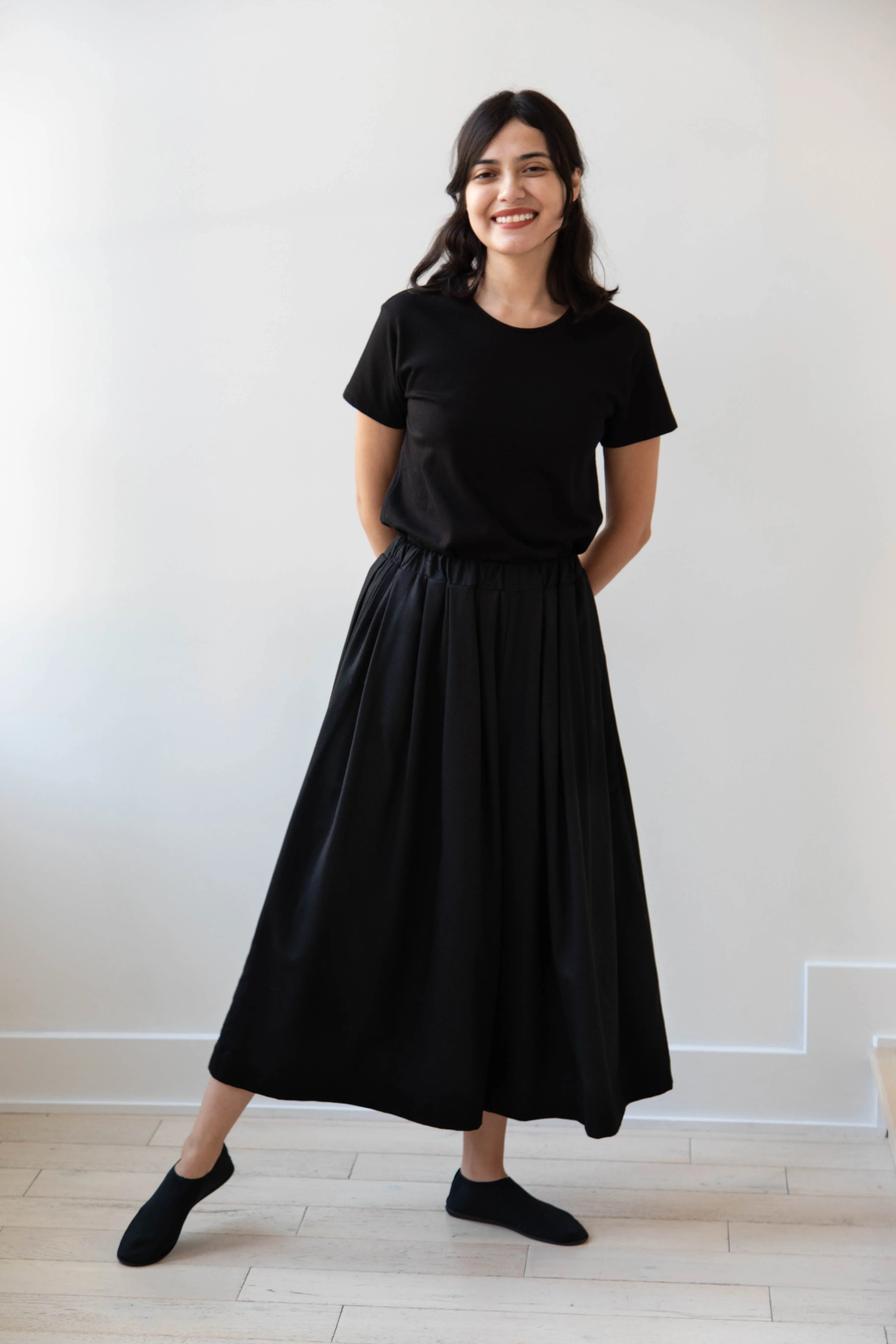 Gallego Desportes | Wool Culottes in Black