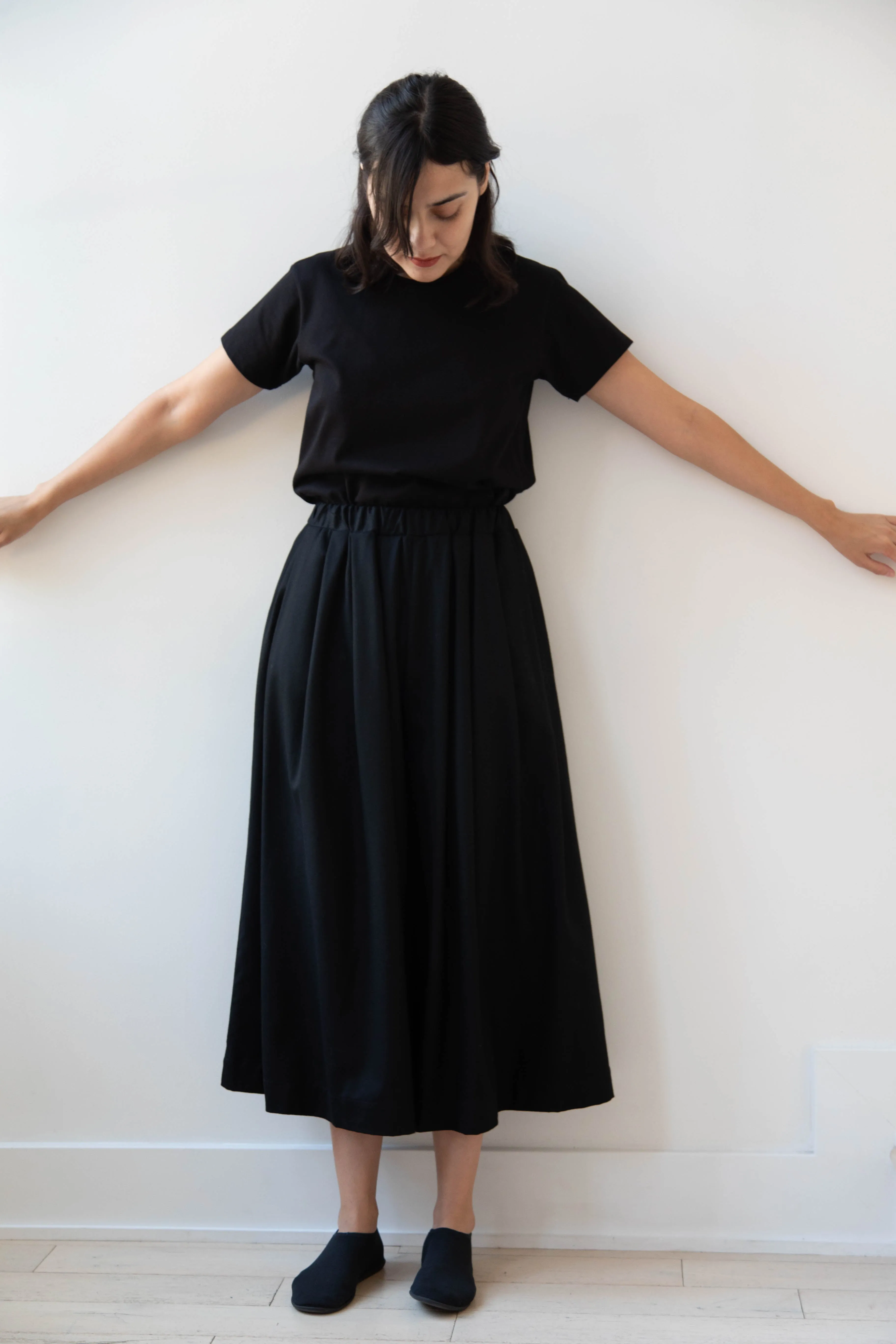 Gallego Desportes | Wool Culottes in Black