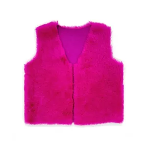 GAMZI KIDS' REVERSIBLE GILET / FUCHSIA