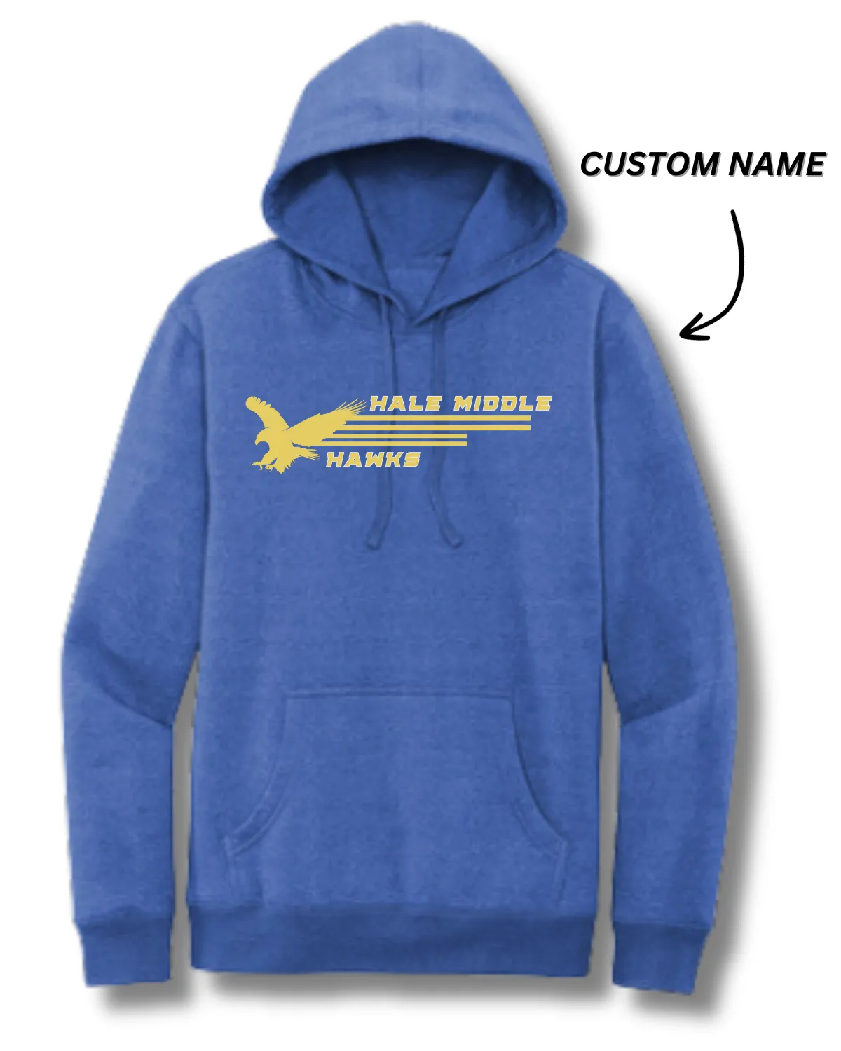 Hale Middle School Unisex Fleece Hoodie (DT6100)