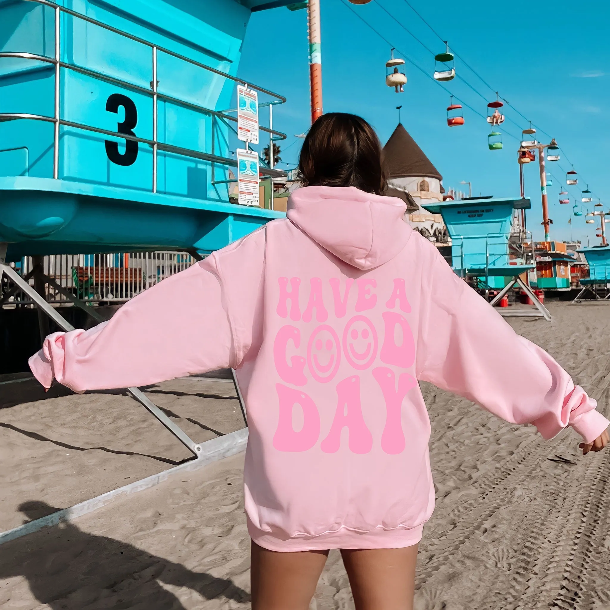 Have A Good Day Sweatshirt, Good Vibes Only Hoodie, DTS005