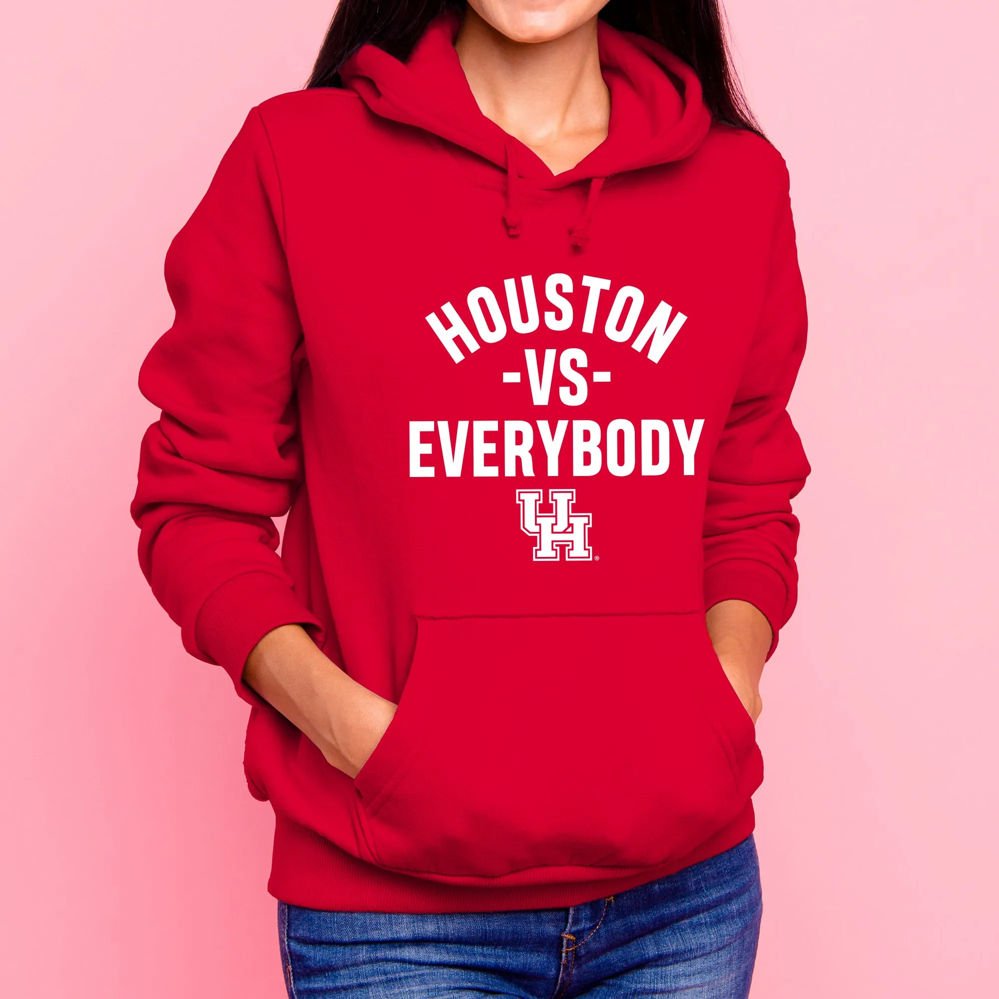 Houston Vs Everybody Hoodie - Red