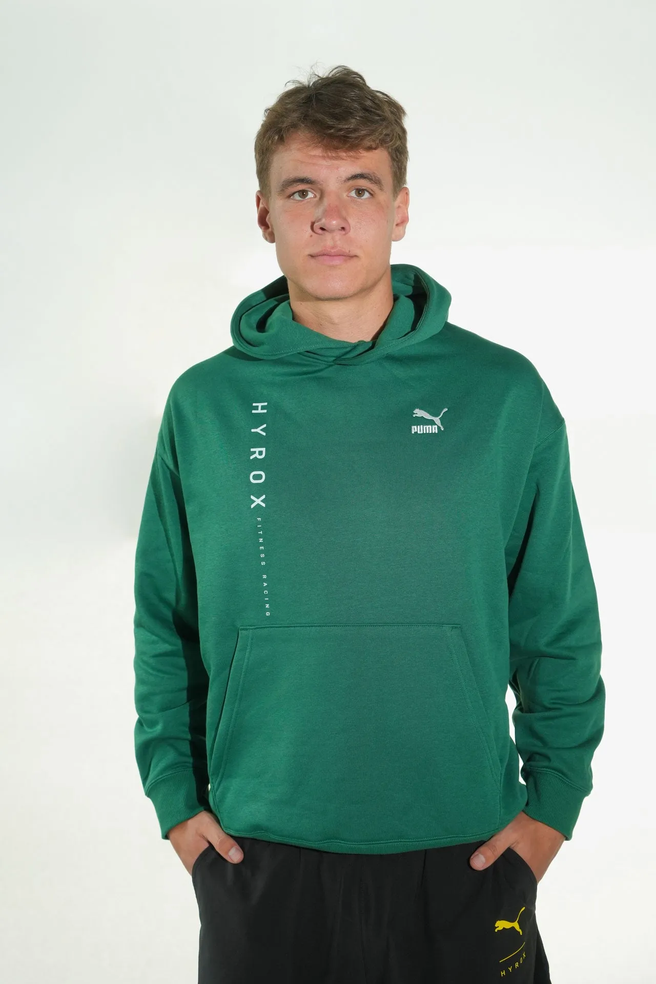 HYROX|PUMA Classics Relaxed Hoodie - Green