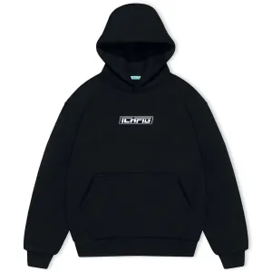 Ichpig - Strike Cordless Hoodie Black/White