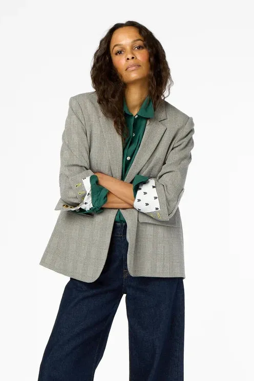 Kerri Rosenthal Workday Plaid Blazer