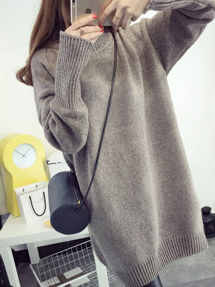 Long Loose Winter Sweater