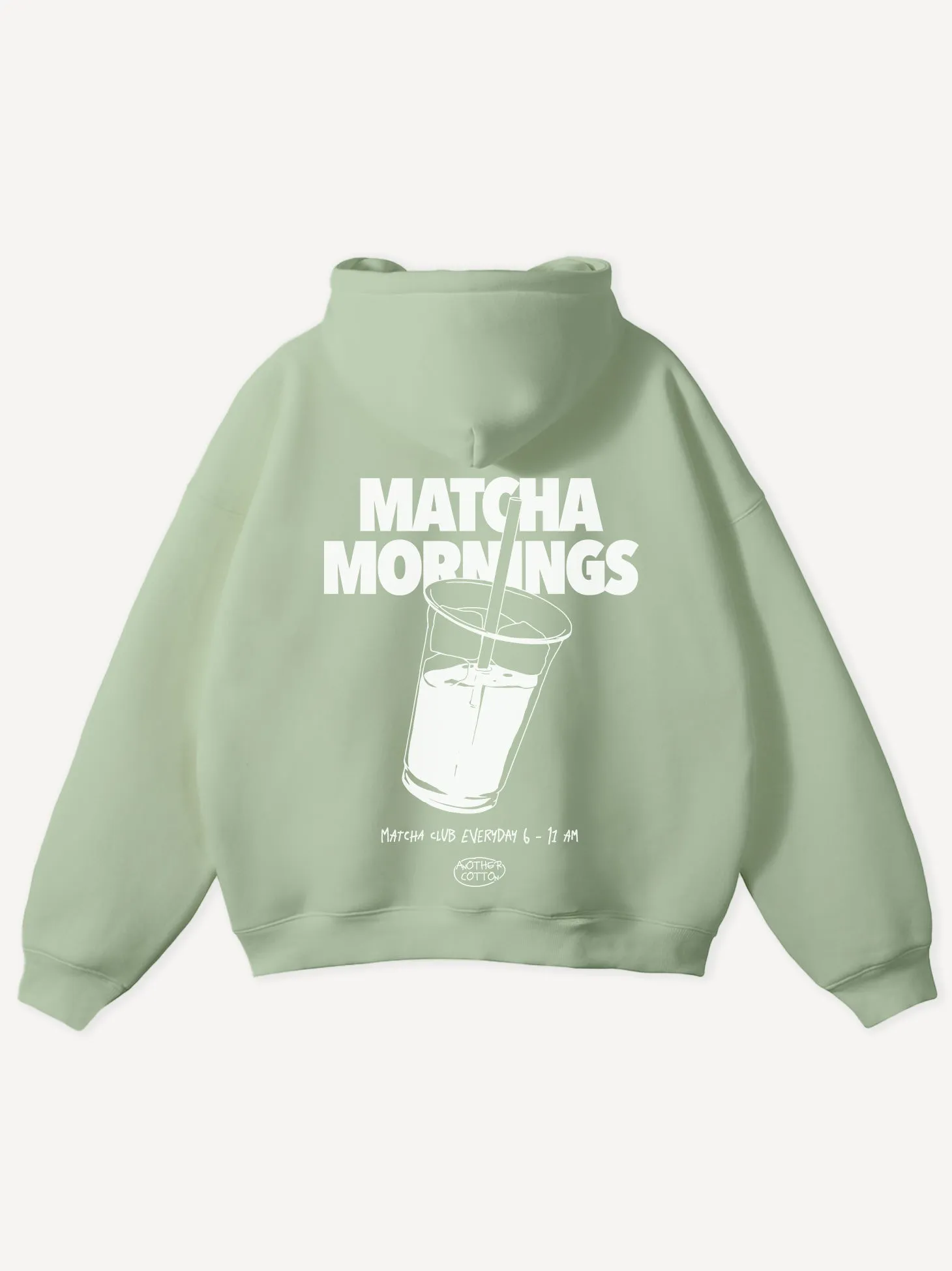 Matcha Mornings Oversized Hoodie