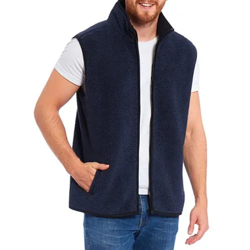 Mens Arctic Storm Gilbert Bonded Sherpa Fleece Gilet