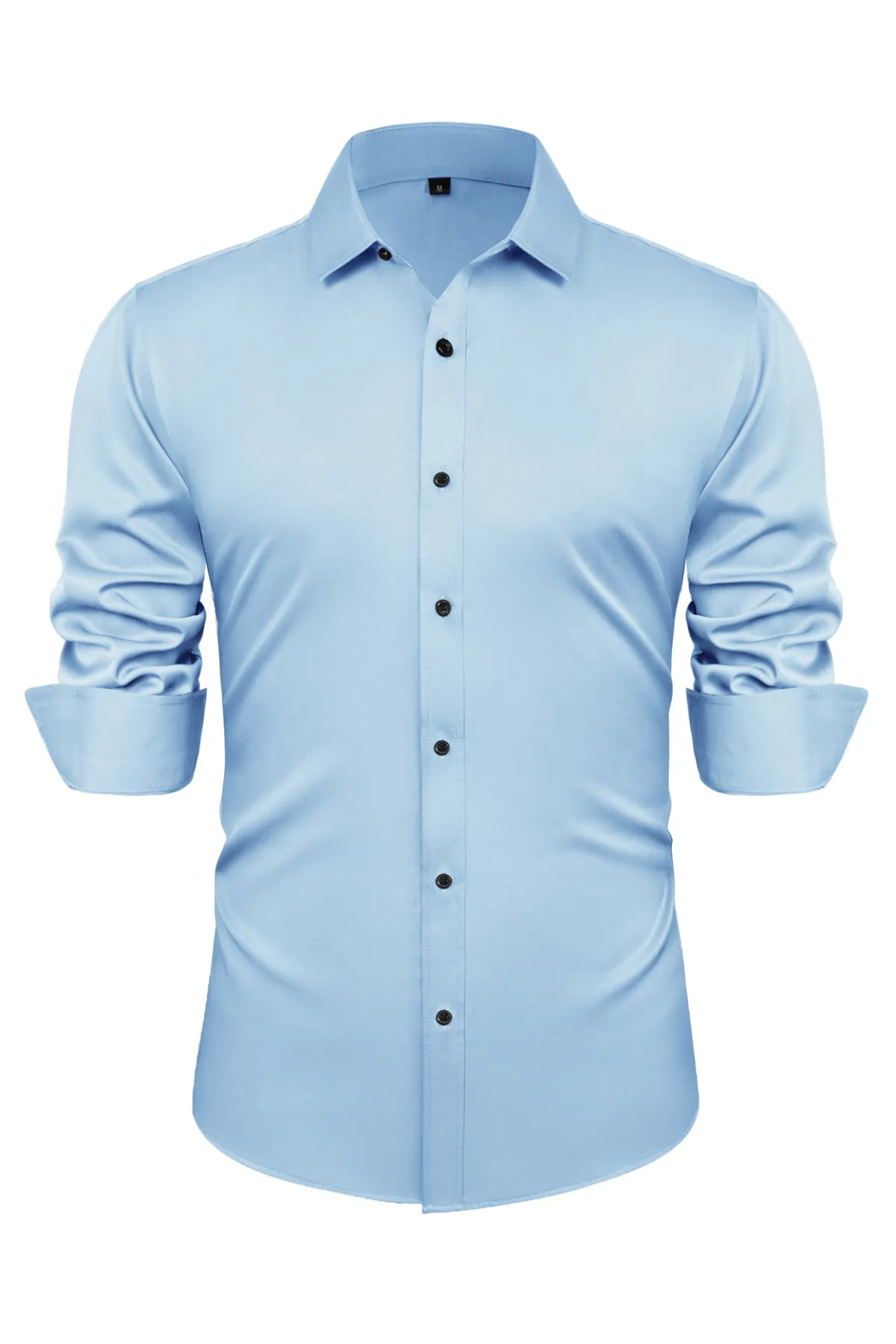 Men's Dress Shirts Long Sleeve Regular Fit Wrinkle Free Casual Button Down Cardigans Shirts