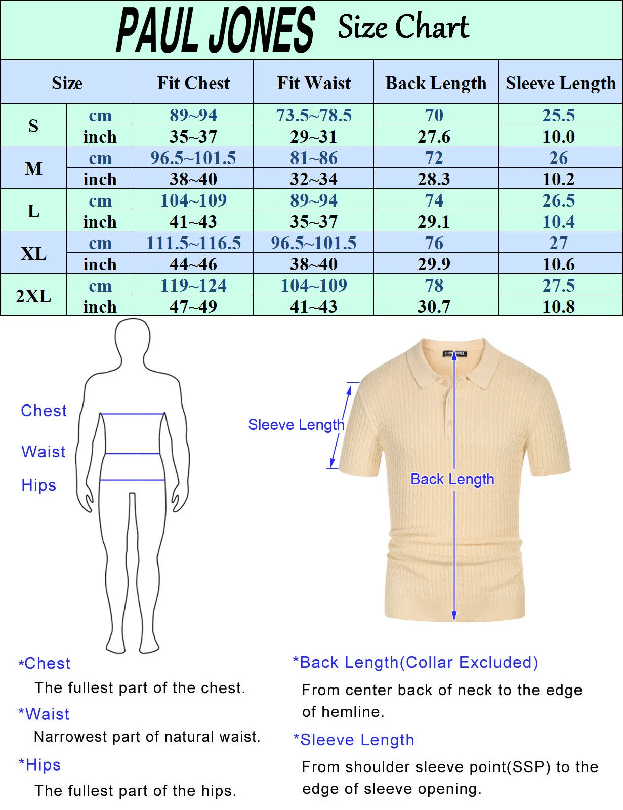 Men's Short Sleeve Polo Pullover Shirts Classic Cable Knitted Golf Polo Casual Shirts