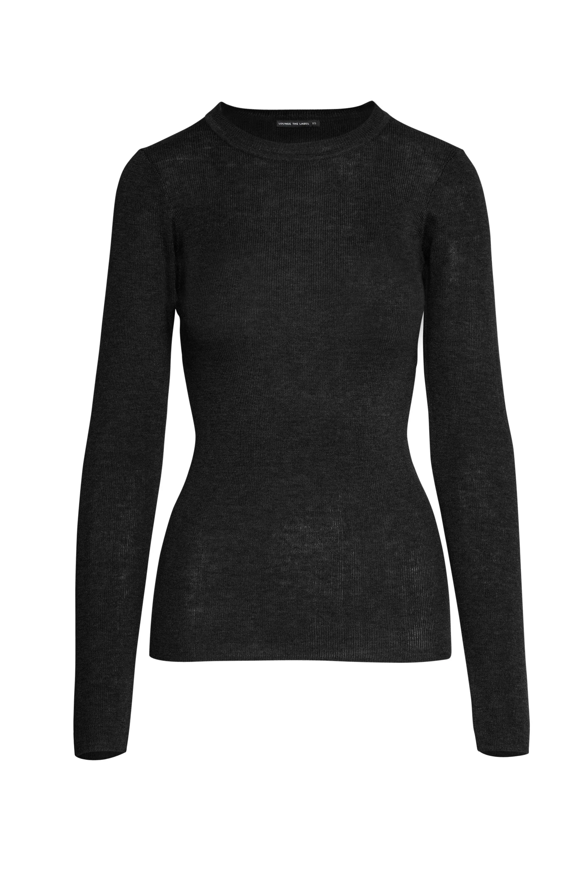 Merino Blend Body Wool Round Neck Top Berlin