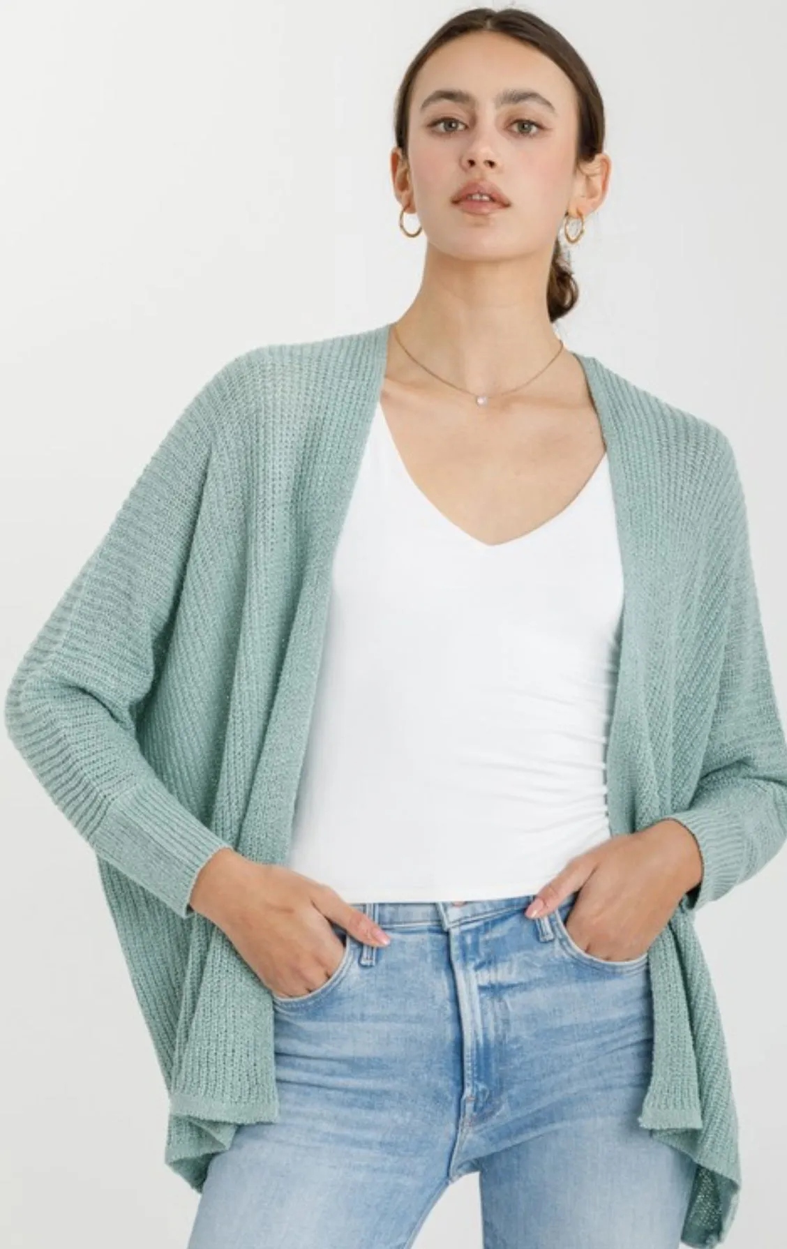 Mint Dolman Cardigan