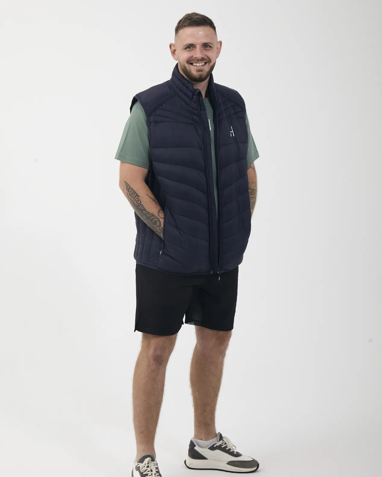 Navy Puffer Gilet - Pre-Order