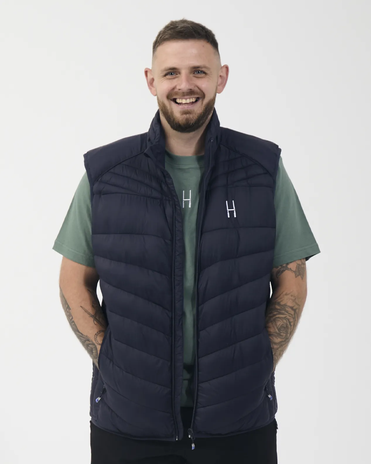 Navy Puffer Gilet - Pre-Order