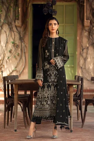 Pakistani Formal Dress In Black Color Designer #PF144