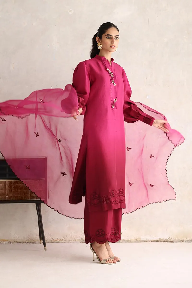 Pakistani Salwar Kameez Online in Magenta Color #PF162