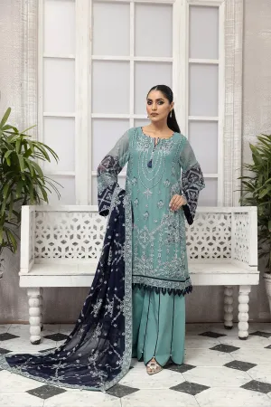 Party Wear Fancy Salwar Kameez in Blue Shade #PF461