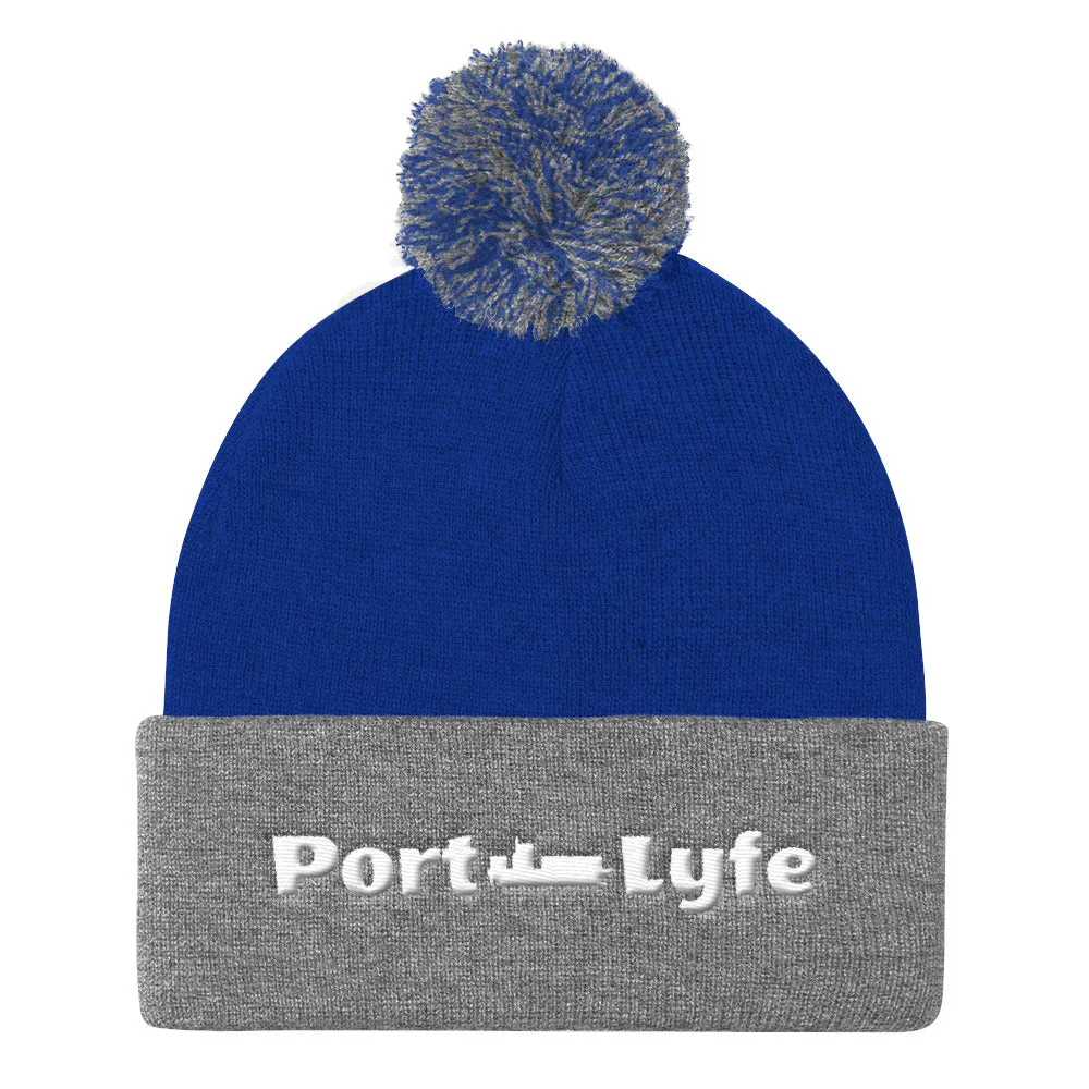 Pom Pom Knit Cap Port Lyfe