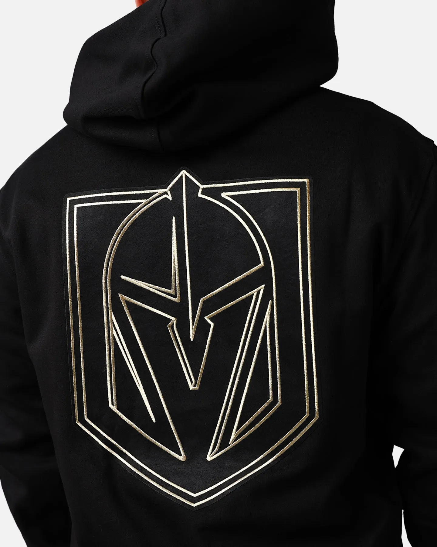 Pro Standard Vegas Golden Knights Black And White Hoodie Black