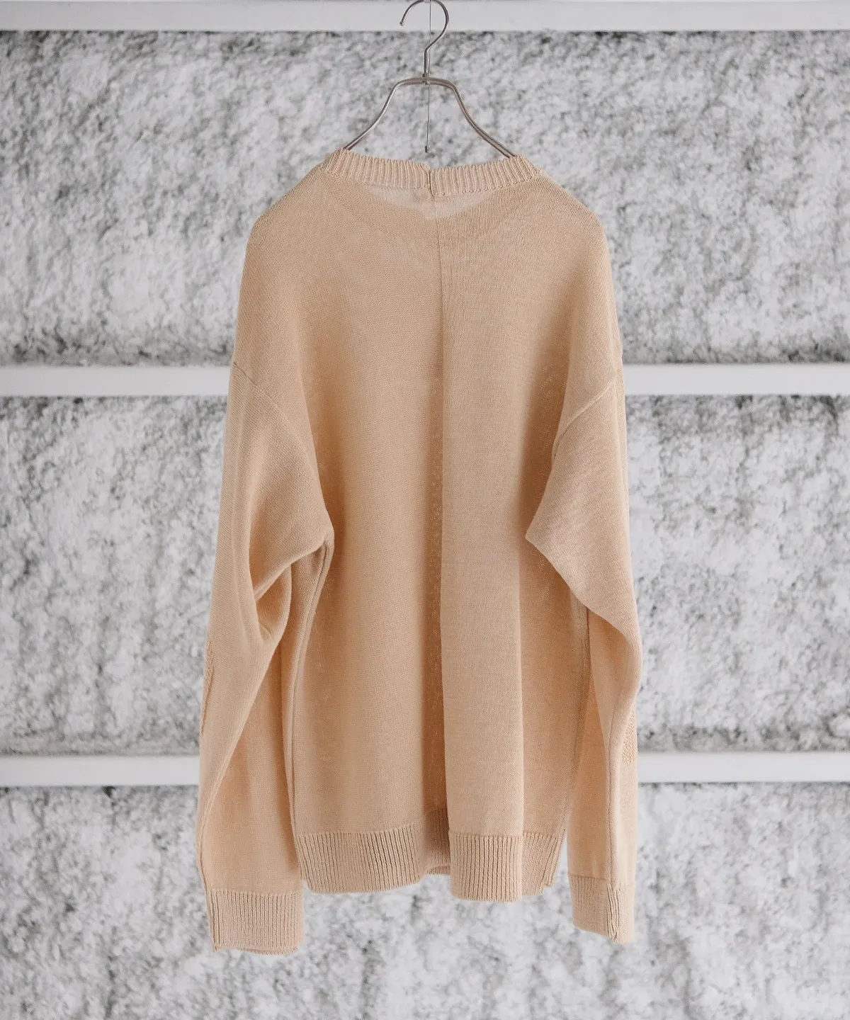 Rebuild Cotton Knit Pullover - Blanc YM