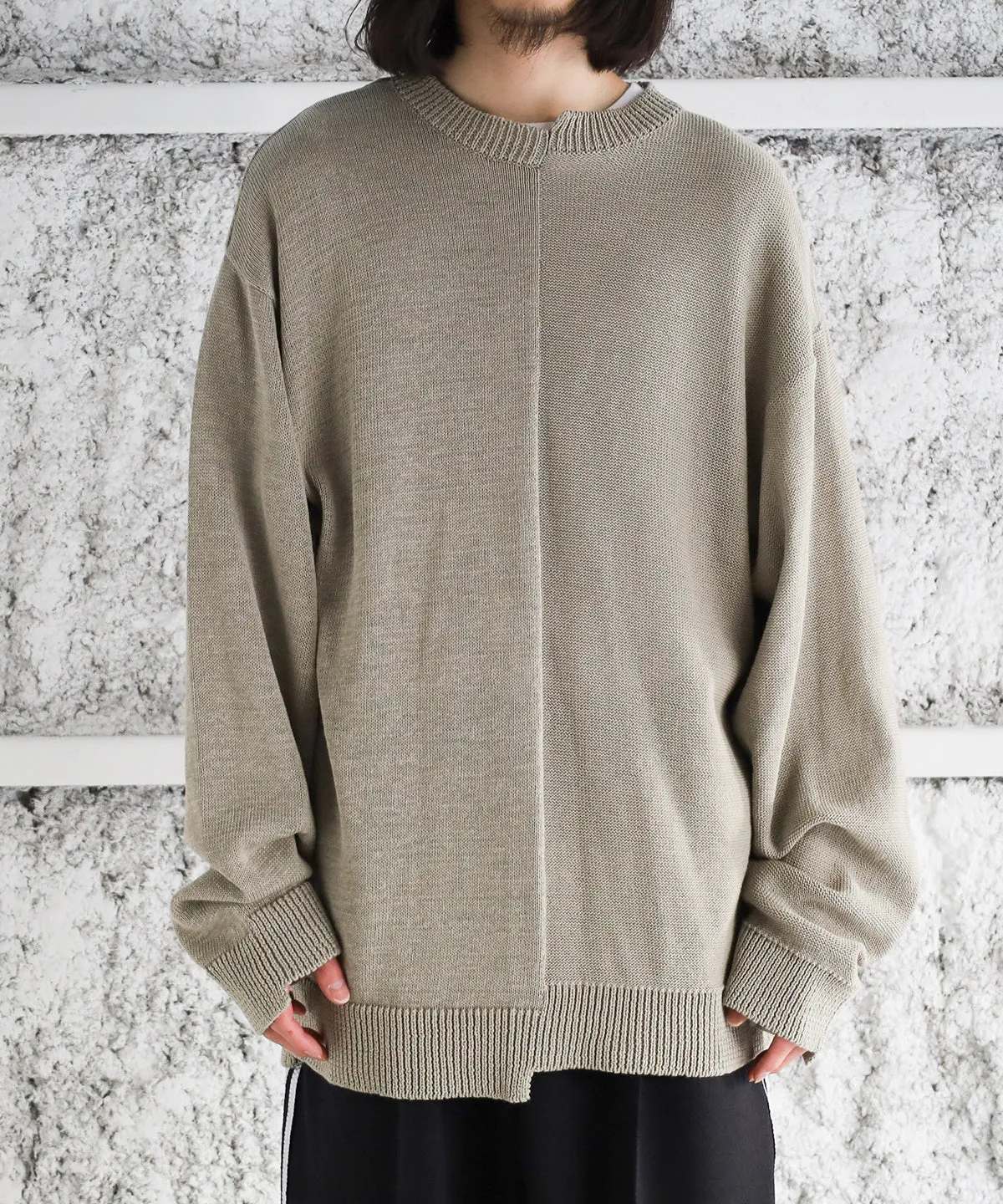 Rebuild Cotton Knit Pullover - Blanc YM