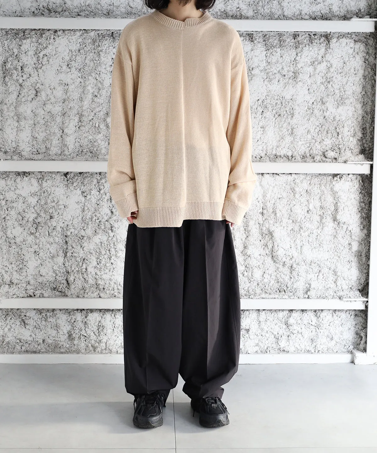 Rebuild Cotton Knit Pullover - Blanc YM